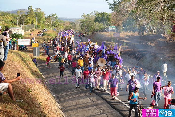Masaya en gran romer&iacute;a hacia Popoyuapa
